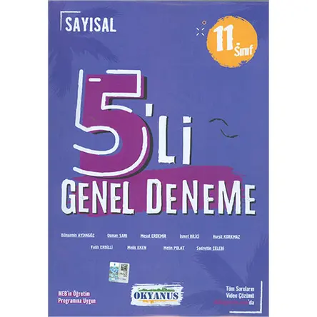 Okyanus 11.Sınıf Sayısal 5li Genel Deneme