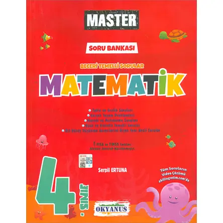 Okyanus 4. Sınıf Matematik Master Soru Bankası