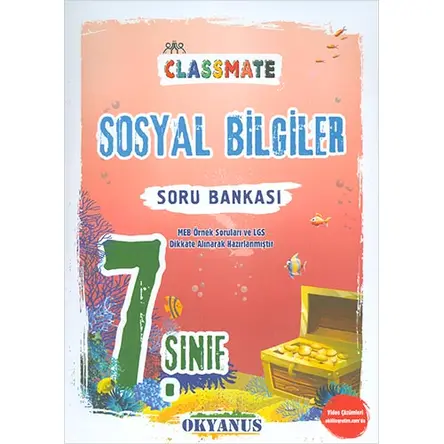 Okyanus 7.Sınıf Classmate Sosyal Bilgiler Soru Bankası