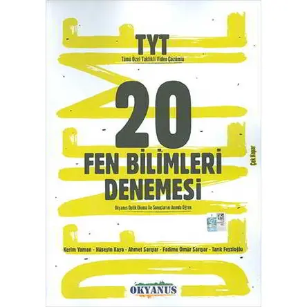 Okyanus TYT 20 Fen Bilimleri Denemesi