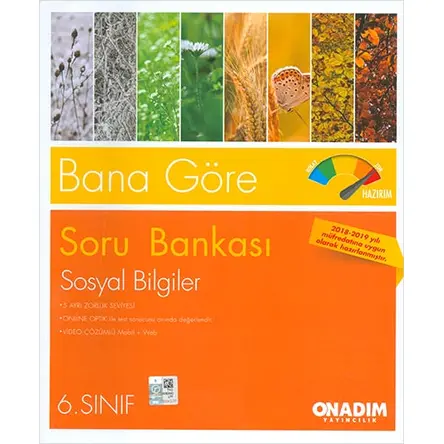 OnAdım 6.Sınıf Sosyal Bilgiler Soru Bankası (2 Kitap)