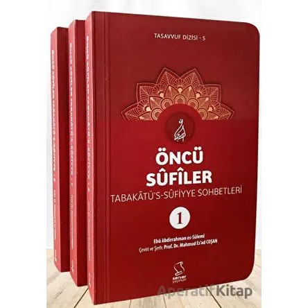 Öncü Sufîler - Tabakatüs-Sufiyye (3 Kitap) - M. Esad Coşan - Server Yayınları