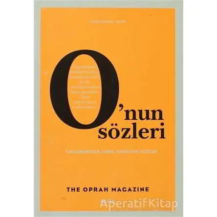 O’nun Sözleri - Kolektif - Alfa Yayınları