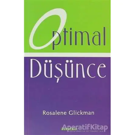 Optimal Düşünce - Rosalene Glickman - Kuraldışı Yayınevi