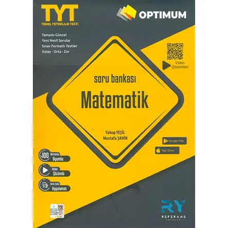 Optimum TYT Matematik Soru Bankası Video Çözümlü Referans Yayınları