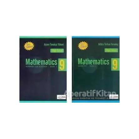 Oran Mathematics - 9 High School (2 Kitap) - Ayşen Tavukçu - Oran Yayıncılık - İngilizce Kitaplar