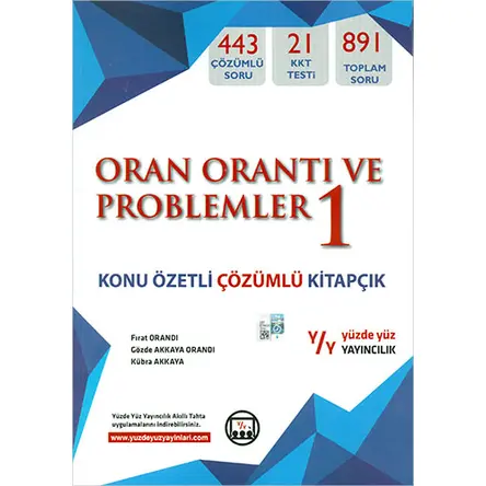 Oran Orantı Problemler 1 Yüzdeyüz Yayınları