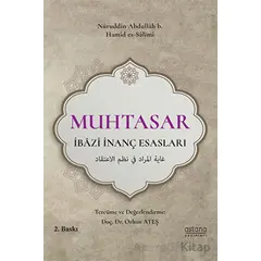 Muhtasar - İbazi İnanç Esasları - Orhan Ateş - Astana Yayınları