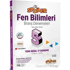 5. Sınıf Fen Bilimleri Spoiler 17 Deneme Spoiler Yayınları