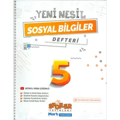 5.Sınıf Yeni Nesil Sosyal Bilgiler Defteri Spoiler Yayınları