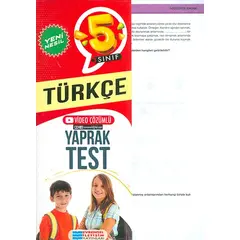 5. Sınıf Türkçe Yaprak Test - Kolektif - Evrensel İletişim Yayınları