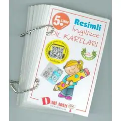 5.Sınıf Resimli İngilizce Dil Kartları Dahi Adam Yayınları