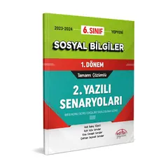 6.Sınıf Sosyal Bilgiler 1.Dönem Ortak Sınav 2. Yazılı Senaryoları Çözümlü Editör Yayınevi