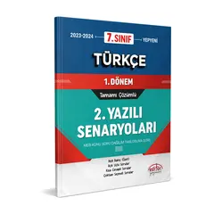 7.Sınıf Türkçe 1.Dönem Ortak Sınav 2. Yazılı Senaryoları Çözümlü Editör Yayınevi