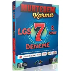 Muhteşem 2023 8. Sınıf LGS 7 li Karma Deneme Seti