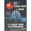 8.Sınıf 1.Dönem Mod 20 TC İnkılap Tarihi Ve Atatürkçülük Deneme Sınavı Nartest Yayınevi