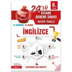 Nartest 8. Sınıf Kırmızı Nar Efsane İngilizce 24 Deneme Sınavı