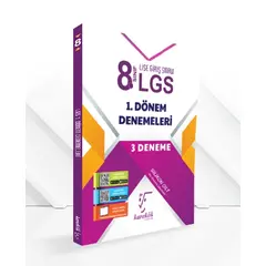 8.Sınıf LGS 1.Dönem Denemeleri 3 Deneme Karekök Yayınları