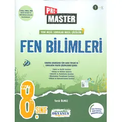 8.Sınıf Fen Bilimleri PreMaster Soru Bankası Okyanus Yayınları