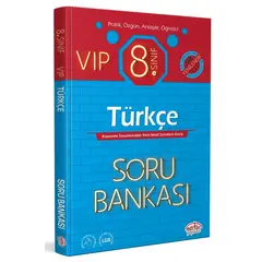 Editör 8. Sınıf VIP Türkçe Soru Bankası