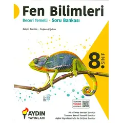 8.Sınıf Fen Bilimleri Beceri Temelli Soru Bankası Aydın Yayınları