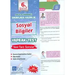 Bulut 6.Sınıf Sosyal Bilgiler Yaprak Test