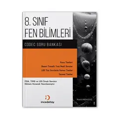 8. Sınıf LGS Fen Bilimleri Codec Soru Bankası İncedetay Yayıncılık