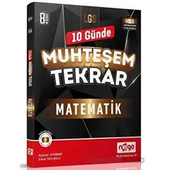 LGS 10 Günde Muhteşem Tekrar Matematik Nego Yayınları