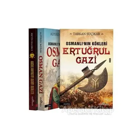 Osmanlı Tarihi Seti (3 Kitap Takım) - Metin Hasırcı - Yediveren Yayınları