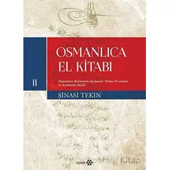 Osmanlıca El Kitabı II - Şinasi Tekin - Yeditepe Yayınevi