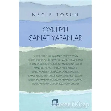 Öyküyü Sanat Yapanlar - Necip Tosun - Dedalus Kitap