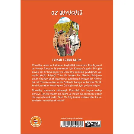 Oz Büyücüsü - Lyman Frank Baum - Biom (Çocuk Klasikleri)