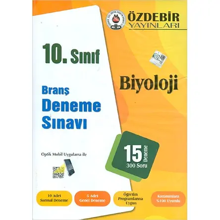 Özdebir 10.Sınıf Biyoloji Branş Deneme Sınavı