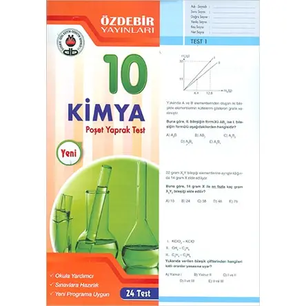 Özdebir 10.Sınıf Kimya Yaprak Test