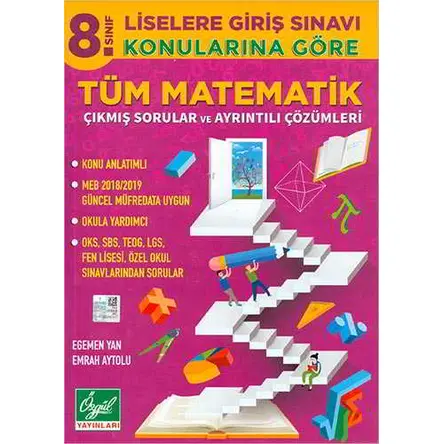 Özgül 8.Sınıf Konularına Göre Matematik Çıkmış Sorular ve Çözümleri