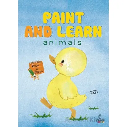 Paint and Learn - Animals - Hilal Kocaağa - Otantik Kitap