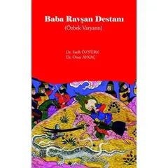 Baba Ravşan Destanı - Onur Aykaç - Palet Yayınları