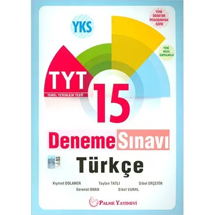 Palme TYT Türkçe 15 Deneme Sınavı