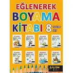 Eğlenerek Boyama Kitabı (8 Kitap Takım) - Kolektif - Salon Yayınları - Çocuk