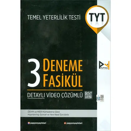 Papyon 2021 TYT 3 lü Deneme Fasikülü