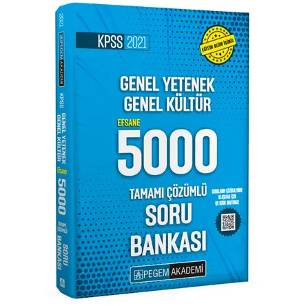 Pegem 2021 KPSS Genel Yetenek Genel Kültür Efsane 5000 Soru Bankası