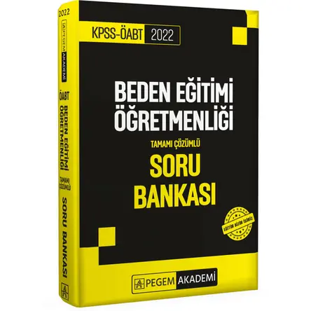 Pegem Akademi 2022 KPSS ÖABT Beden Eğitimi Soru Bankası