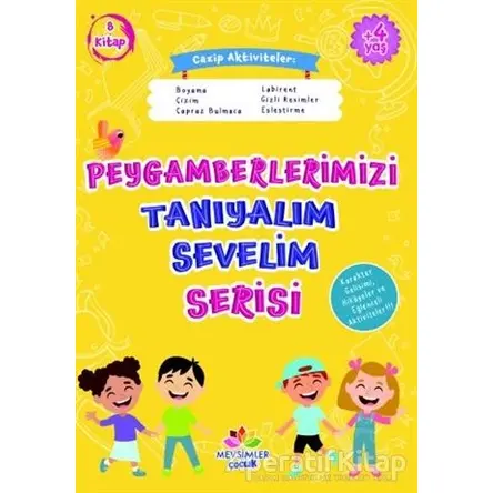 Peygamberlerimizi Tanıyalım Sevelim Serisi 8 Kitap Takım - Saadah Taib - Mevsimler Kitap