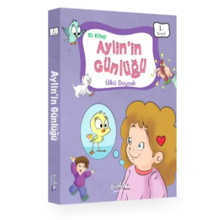 1. Sınıf Aylin’in Günlüğü Serisi (10 Kitaplık Set) - Ülkü Duysak - Pinokyo Yayınları