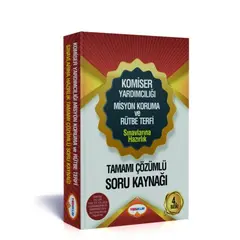 Komiser Yardımcılığı Misyon Koruma ve Rütbe Terfi Çözümlü Soru Kaynağı Yediiklim Yayınları