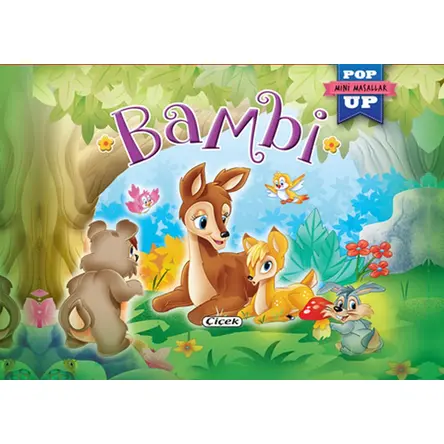 Pop-Up Mini Masallar - Bambi - Kolektif - Çiçek Yayıncılık