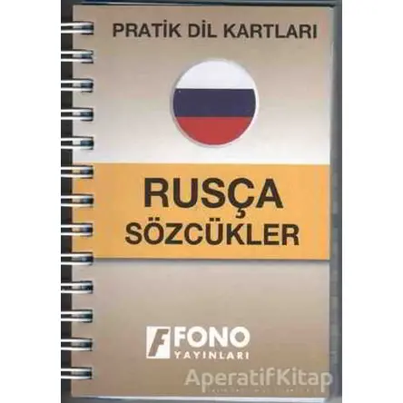 Pratik Dil Kartları - Rusça Sözcükler - Şükrü Meriç - Fono Yayınları