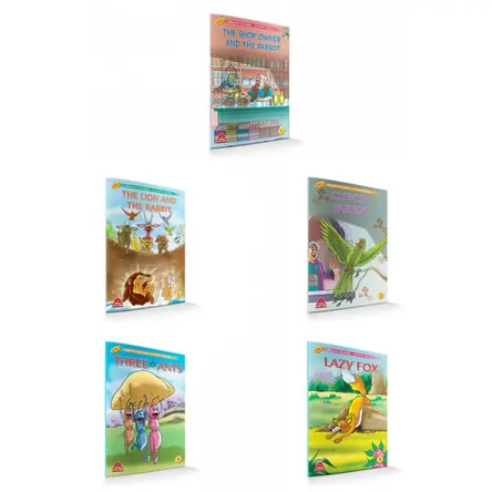 Primary Readers - Activity Book English Short Stories Level 1 Set 5 Kitap