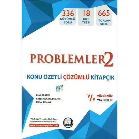 Problemler 2 Yüzdeyüz Yayınları