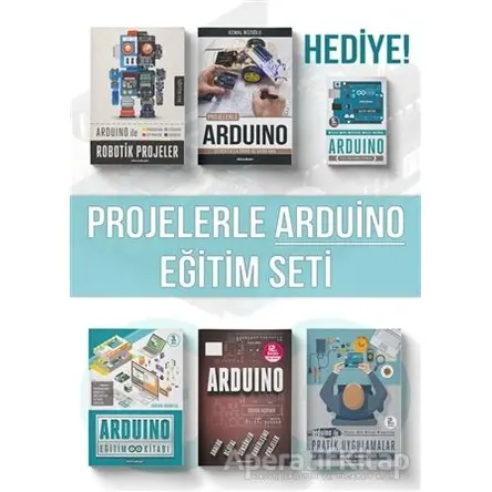 Projelerle Arduino Eğitim Seti (6 Kitap) - Mustafa Karakaş - Dikeyeksen Yayın Dağıtım